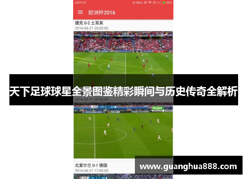 天下足球球星全景图鉴精彩瞬间与历史传奇全解析